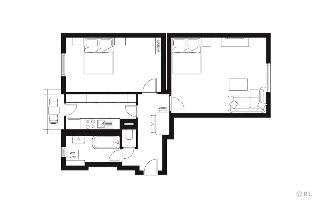 Private Balcony At Top Location Next To Subway Apartment Vienna Austria